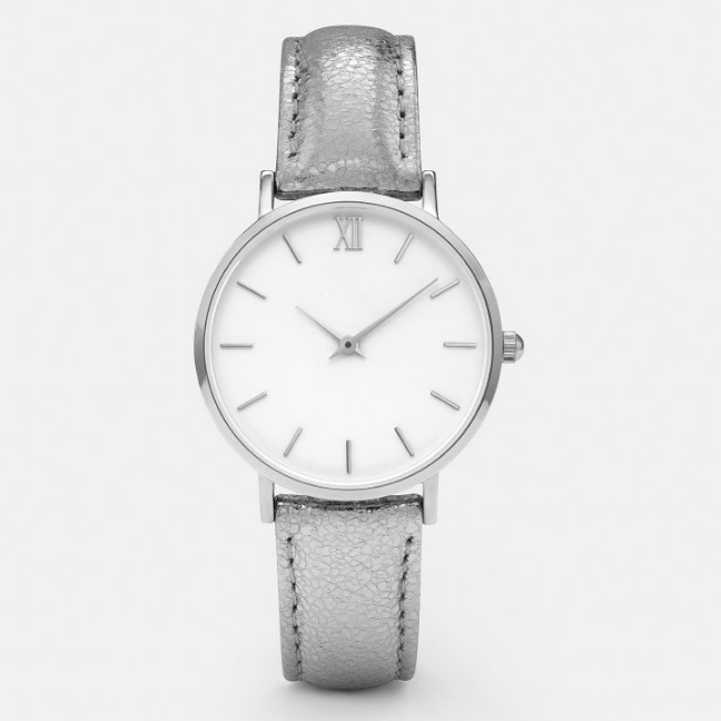 Women’s Slim Stainless Steel Quartz Watch – Business Style
