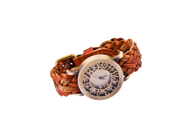 Women’s Vintage Leather Bracelet Watch